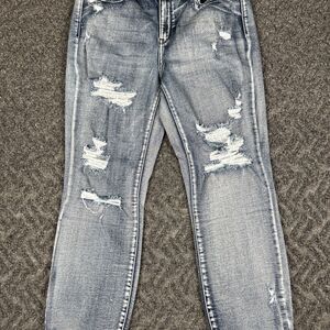 Judy Blue Jeans Women’s 11/30 Boyfriend Fit Distressed Stretch